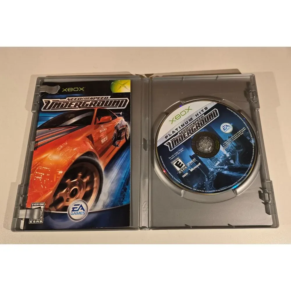 Xbox Need for Speed Game Lot (3)  Underground Underground 2 Hot Pursuit 2
